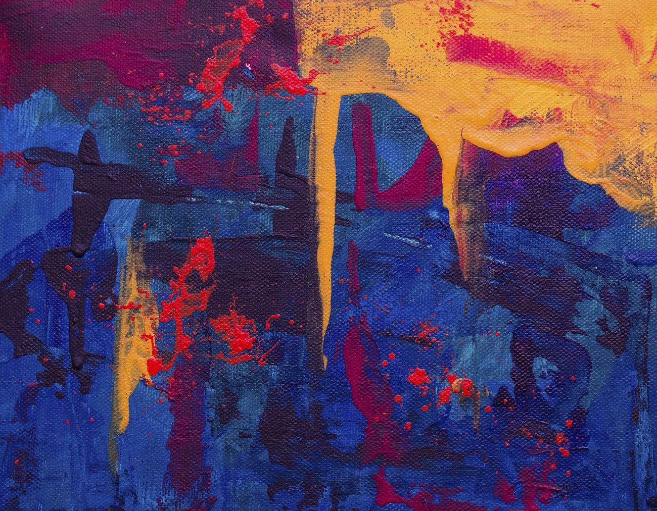 Abstract art canvas